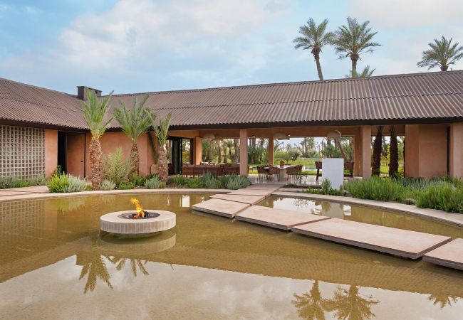 Villa in Marrakech Palmeraie - KERGONDÉ - Private pool, tennis and padel courts