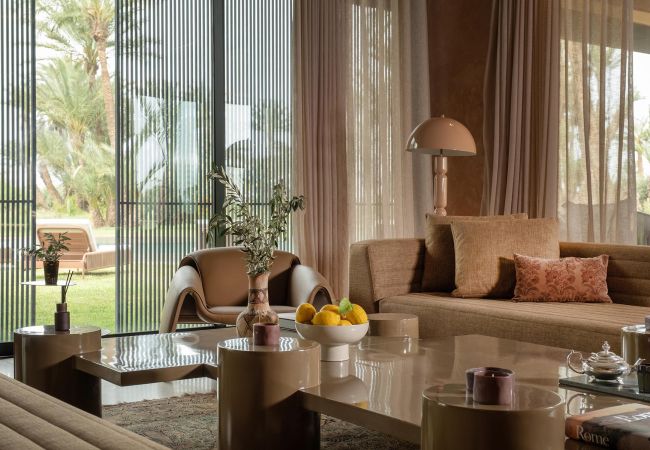 Villa in Marrakech Palmeraie - KERGONDÉ - Private pool, tennis and padel courts
