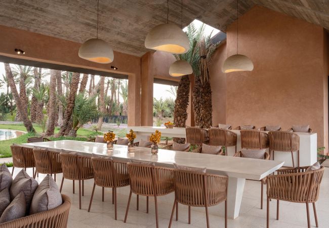 Villa in Marrakech Palmeraie - KERGONDÉ - Private pool, tennis and padel courts