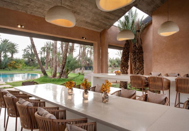 Villa in Marrakech Palmeraie - KERGONDÉ - Private pool, tennis and padel courts